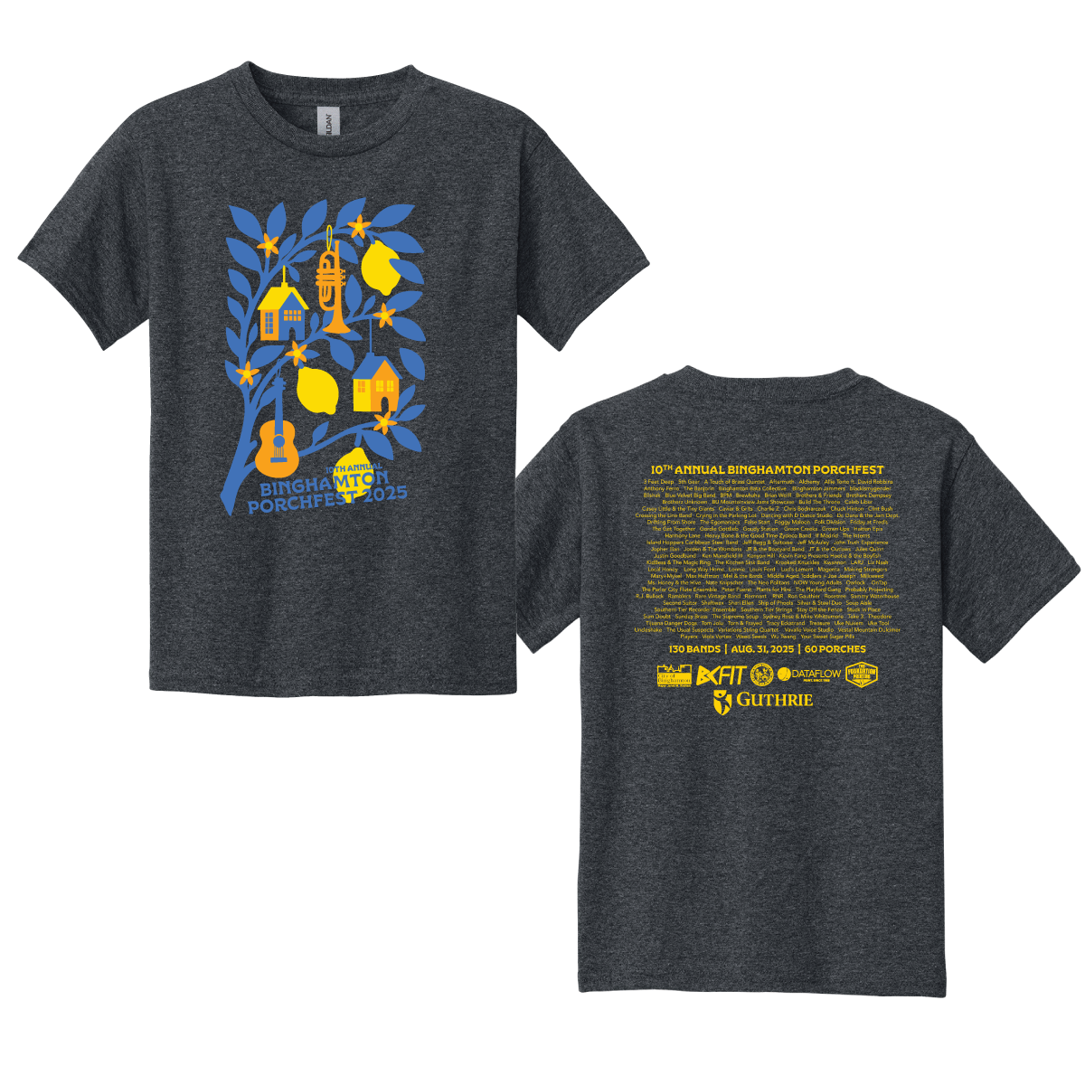 Porchfest 2025 Lemon Tree Youth Tee