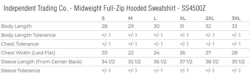 Coxton Lake 2025 Adult Full-Zip Sweatshirt
