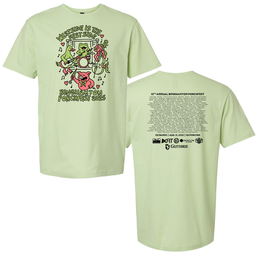 Porchfest 2025 Animal Band Adult Tee