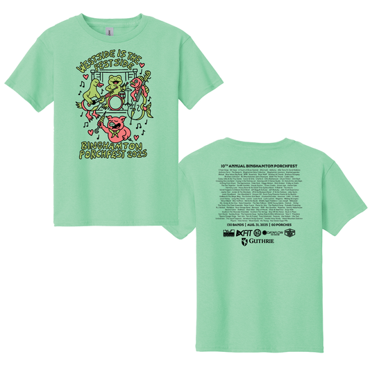 Porchfest 2025 Animal Band Youth Tee
