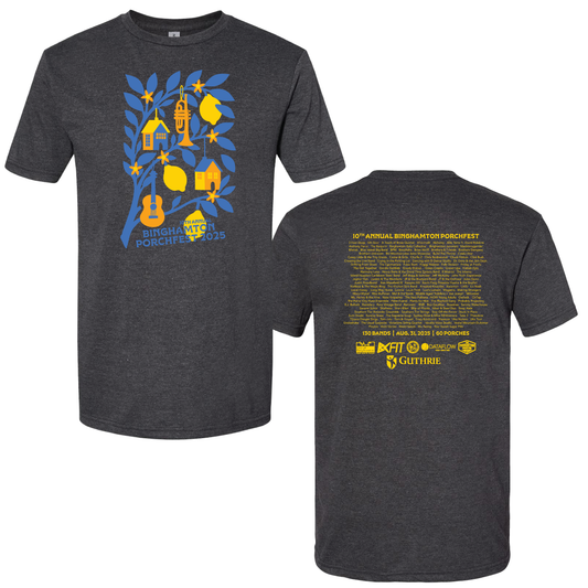 Porchfest 2025 Lemon Tree Adult Tee