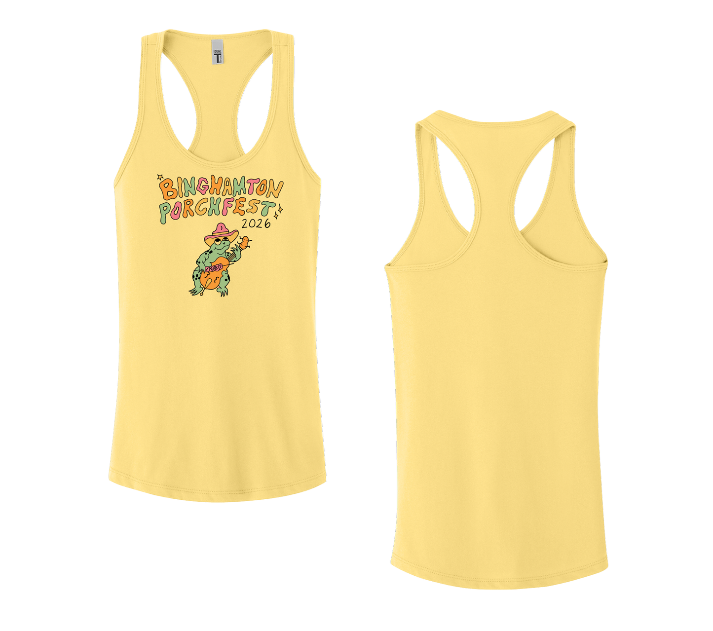 Porchfest 2026 Frog Ladies Tank Top