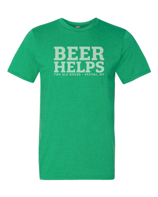 Beer Helps T-shirt - The Ale House